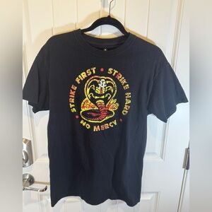 Men’s Medium Black Cobra Kai Tee